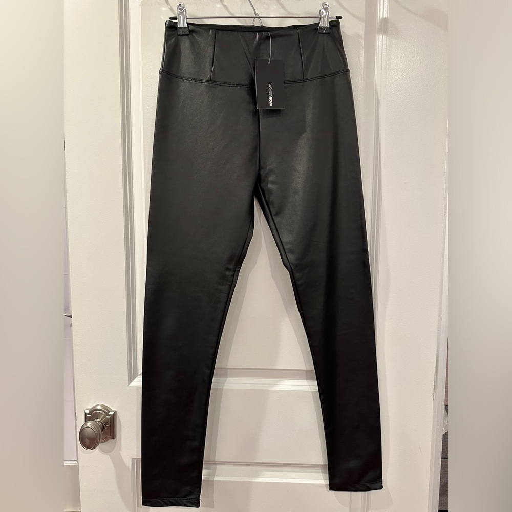 Fashion Nova Faux Leather Leggings